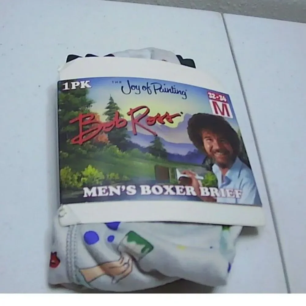 Bob Ross Socks and Boxer Brief Bundle (M)